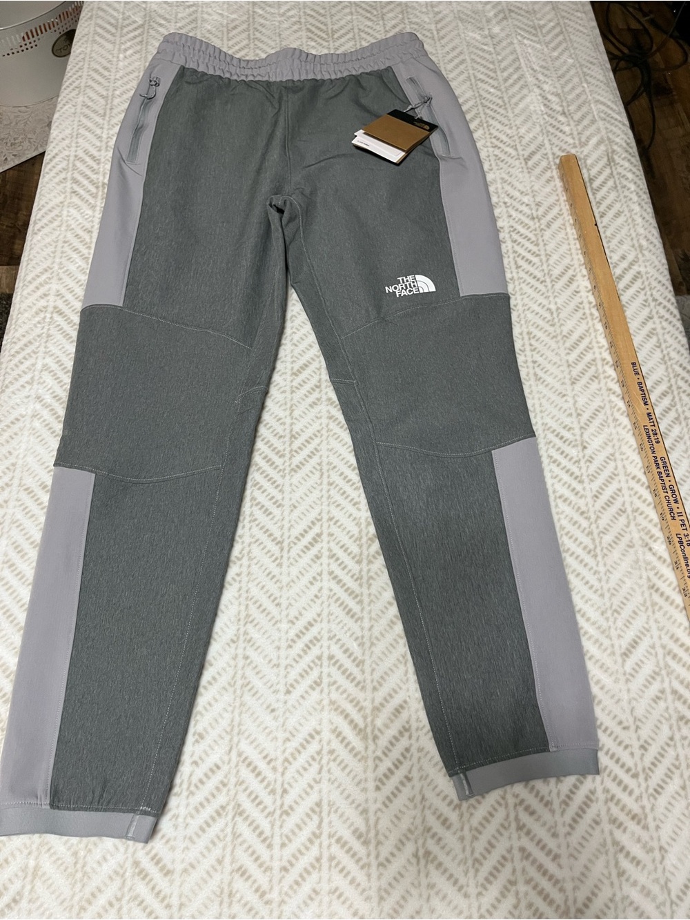The North Face Men's Gray Two-Tone Performance Pants Texware